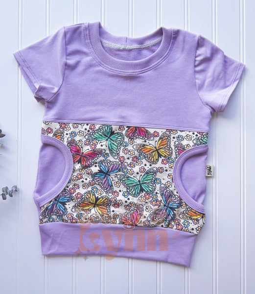 Grow With Me Butterfly Pocket Tee
