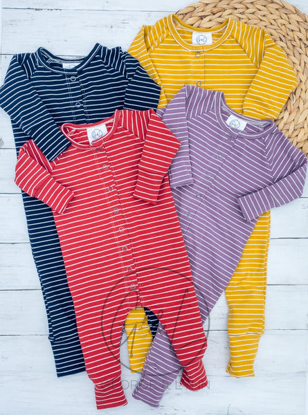 Raglan Romper - Stripes