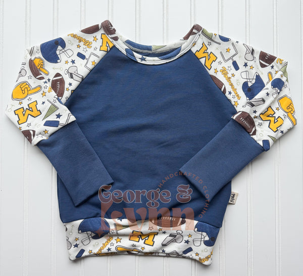 Grow With Me Michigan Raglan