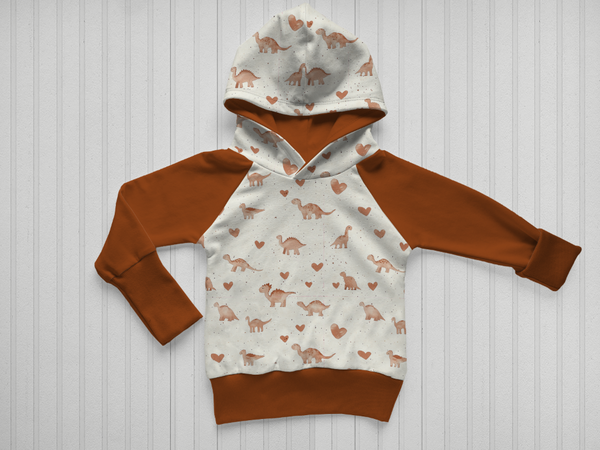 Grow With Me Valentines Raglan Hoodie
