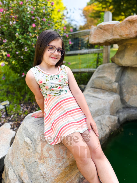 Grow With Me Hi-Low Swan Tank Peplum