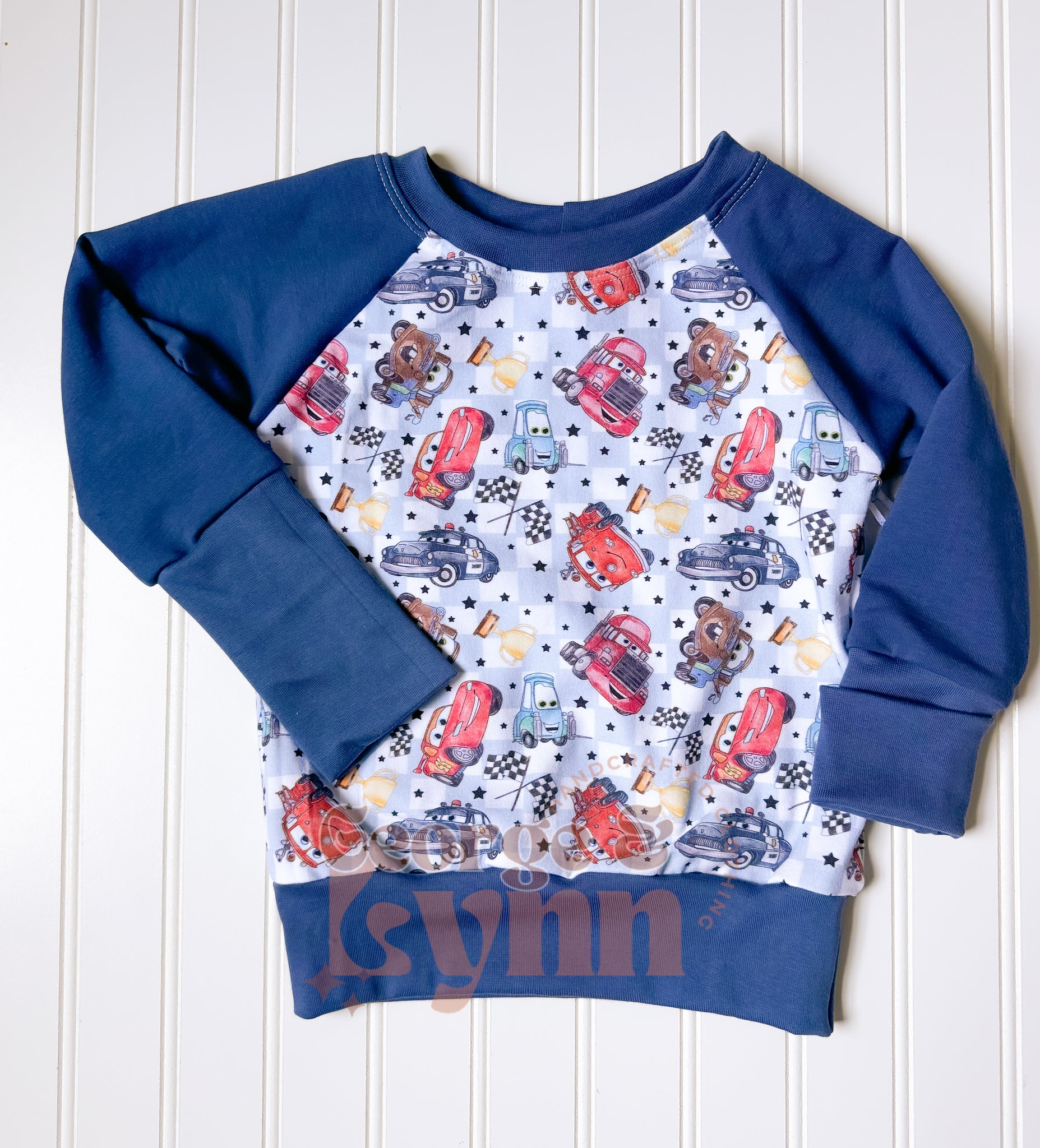 Grow With Me Cars  Raglan Pullover