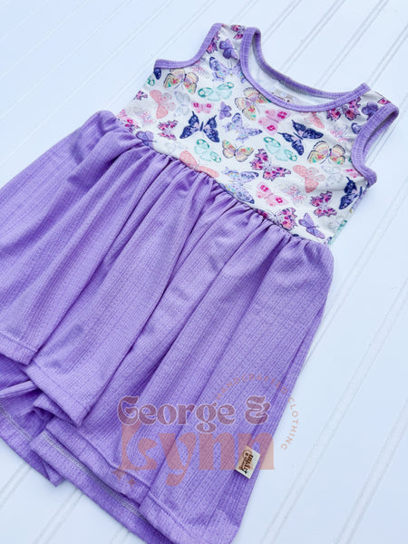 Grow With Me Butterfly Peplum Tank