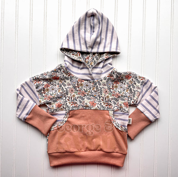 Grow With Me Spring Floral Dolman Hoodie