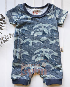 Grow With Me Shorts Coverall Romper