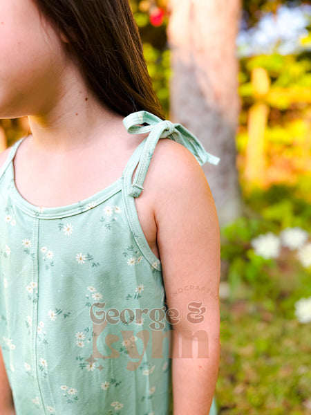 Grow With Me Breeze Dress in Mint Floral