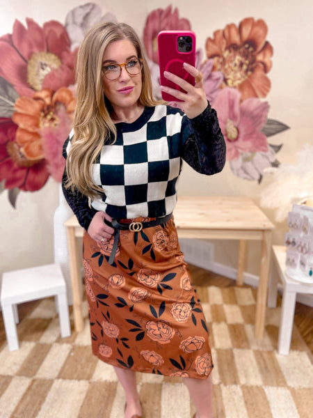 Collab with Laverne and Frankie Adult Midi Skirt – Your New Favorite Everyday Skirt