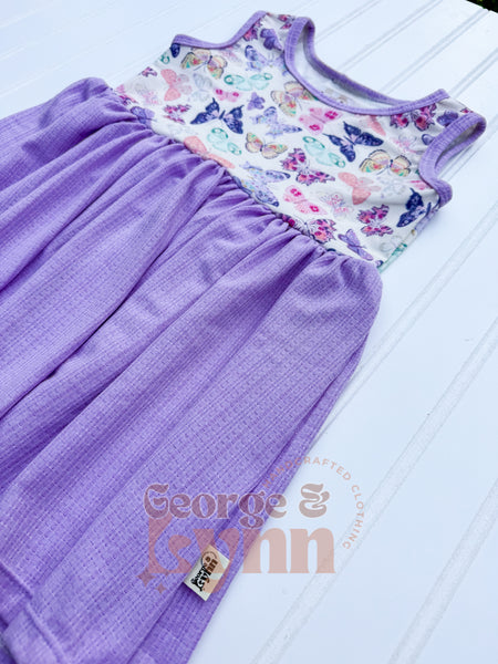 Grow With Me Butterfly Peplum Tank