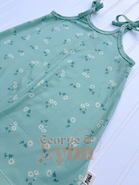 Grow With Me Breeze Dress in Mint Floral