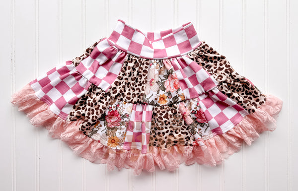 Grow With Me Floral Skort