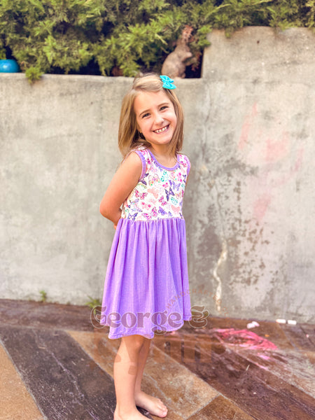 Grow With Me Butterfly Peplum Tank
