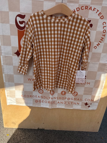 Gingham TShirt Dress