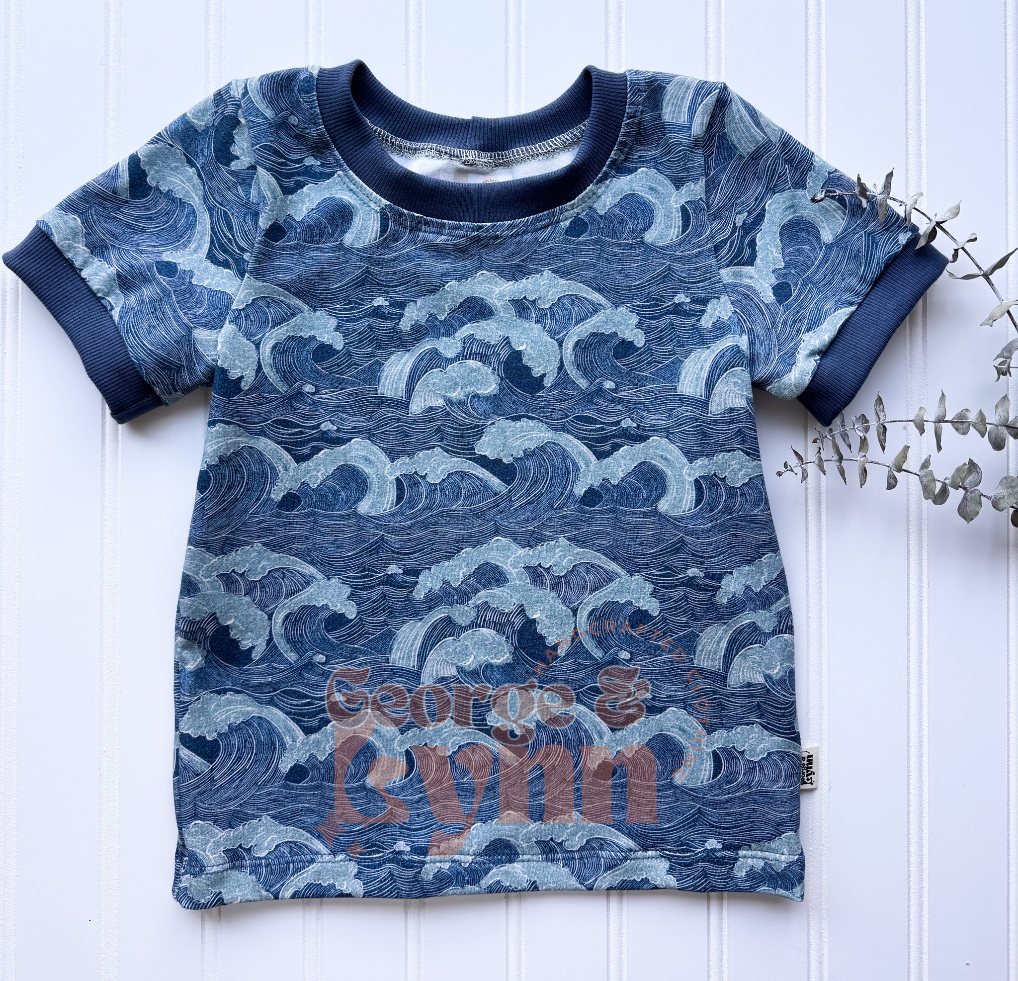 Grow With Me Ocean Waves Tee