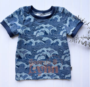 Grow With Me Ocean Waves Tee