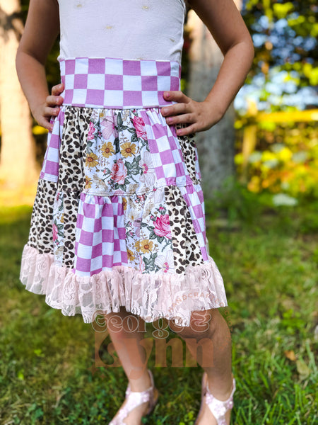 Grow With Me Floral Skort