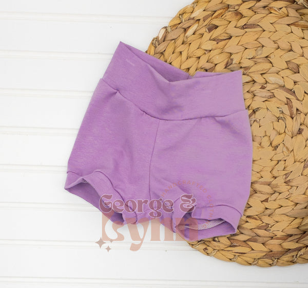 Grow With Me Shorts Lilac