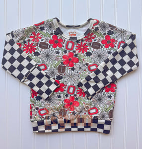 Grow With Me Dolman – Floral Ohio State