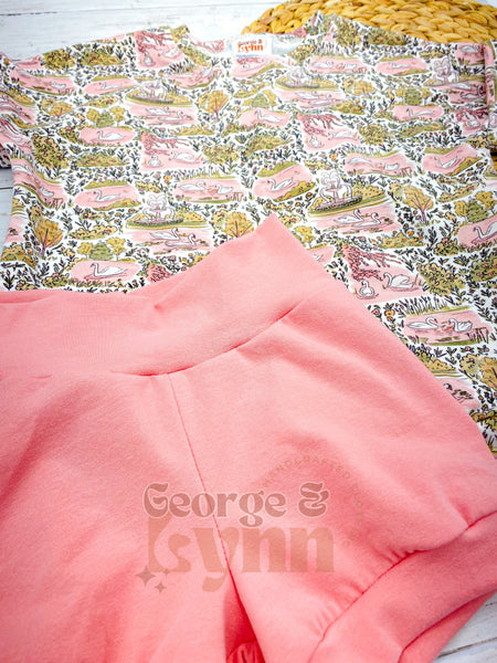 Grow With Me Shorts Cherry Blossom