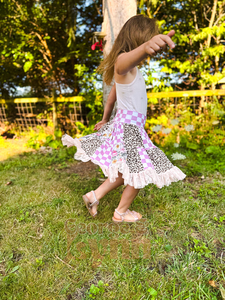 Grow With Me Floral Skort