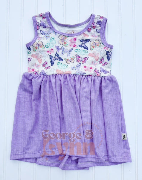 Grow With Me Butterfly Peplum Tank