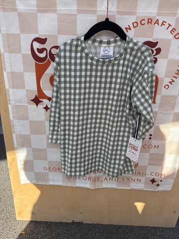 Gingham TShirt Dress