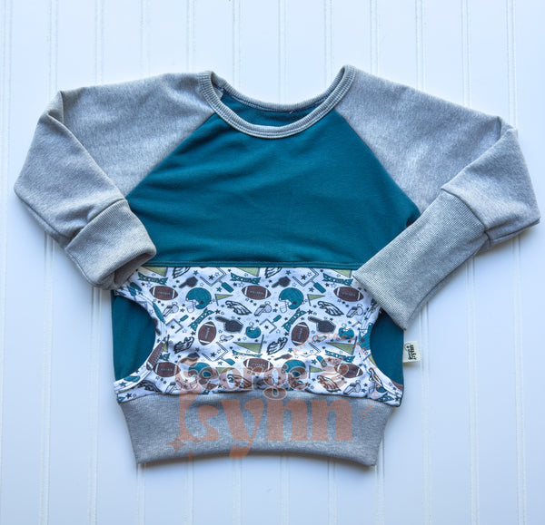 Grow With Me Philly Raglan Crew Neck