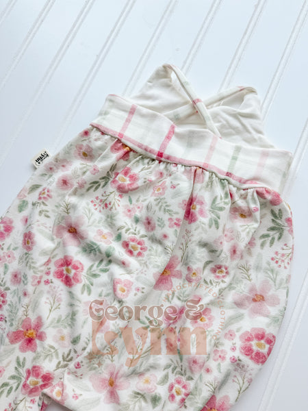 Grow With Me Floral Napa Romper
