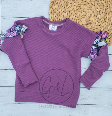 Grow With Me Ruffle Dolman Pullovers