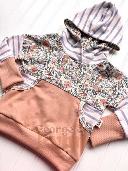 Grow With Me Spring Floral Dolman Hoodie