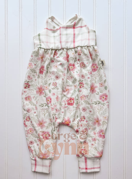Grow With Me Floral Napa Romper