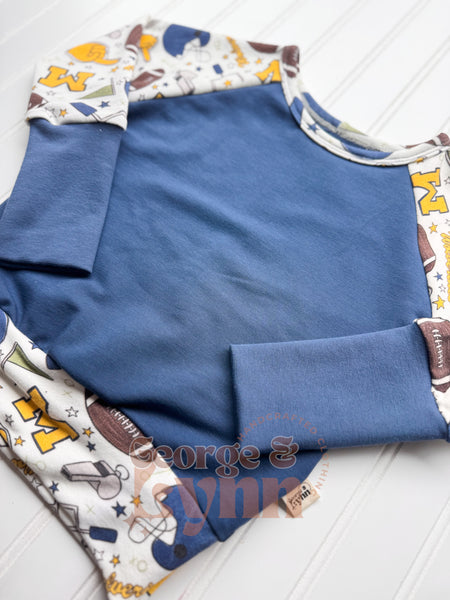 Grow With Me Michigan Raglan
