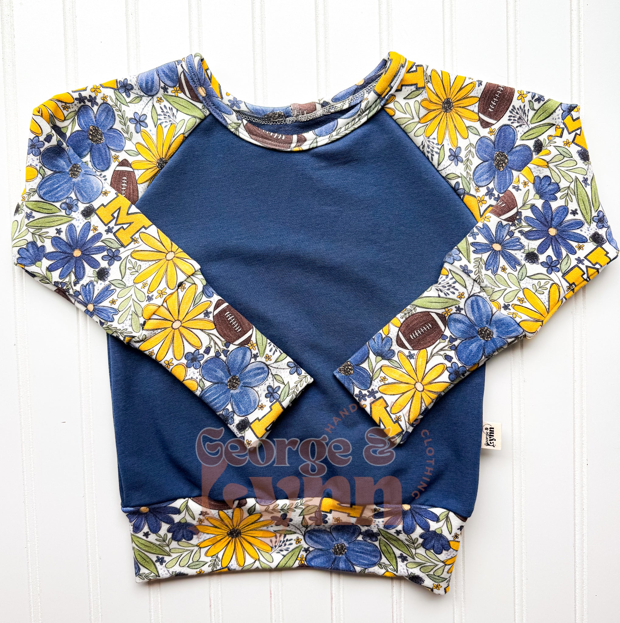 Grow With Me Michigan Floral Raglan