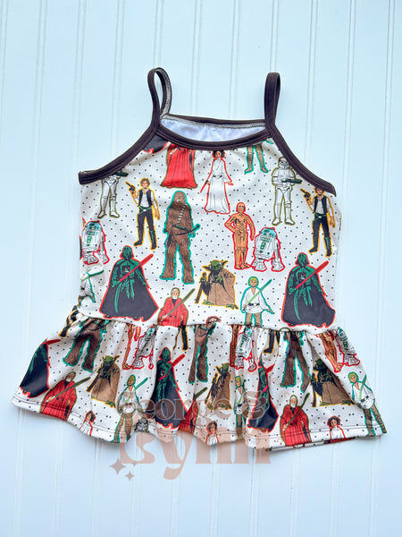 Child - Cami Peplum – Galaxy Far, Far Away
