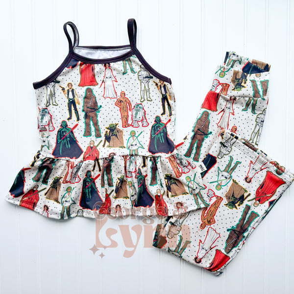 Child - Cami Peplum – Galaxy Far, Far Away