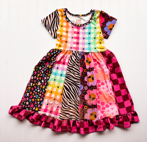 Grow With Me Gathered Skirt Dress