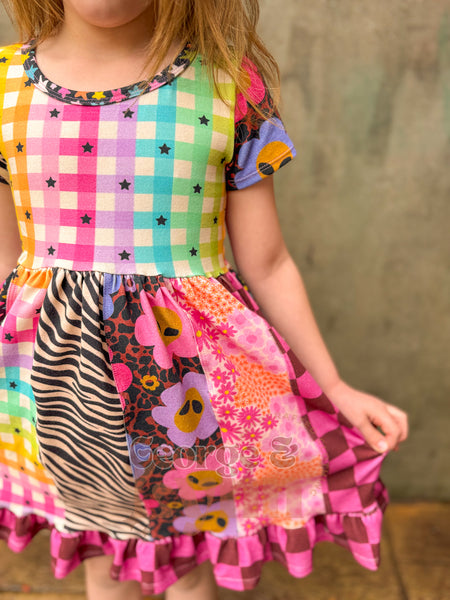 Grow With Me Gathered Skirt Dress