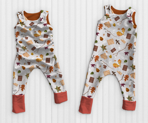 Grow With Me Romper Overalls - Fall