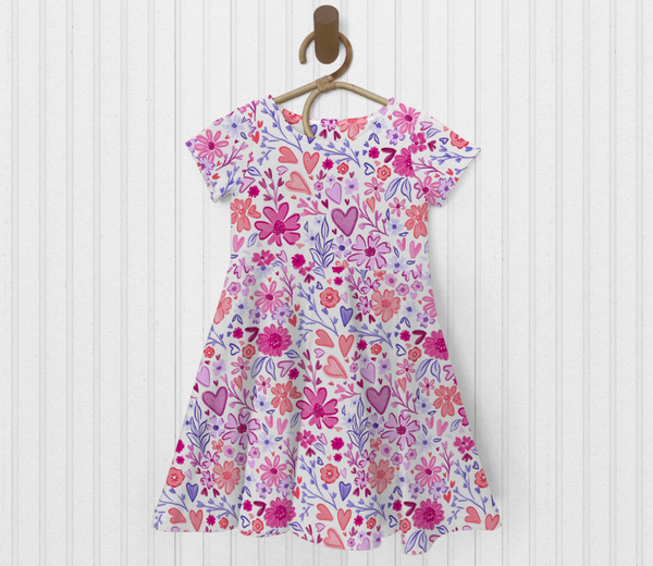 Isla Twirl Dress- Valentines