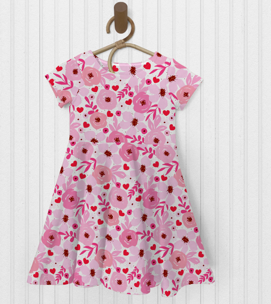 Isla Twirl Dress- Valentines