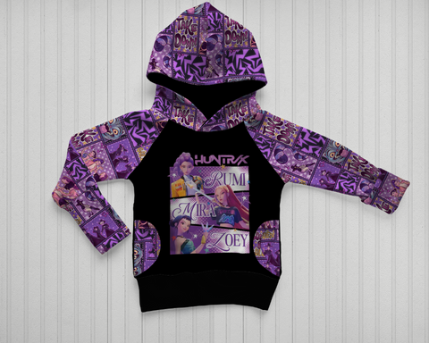 Grow With Me Quilted Golden Raglan Hoodie
