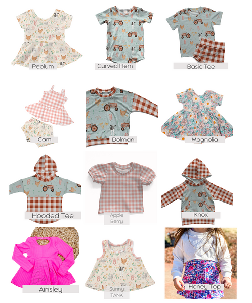 Farm Special Floral Print - Pink Gingham